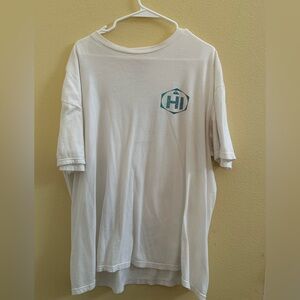 Quiksilver White T-Shirt with Hawaii Logo